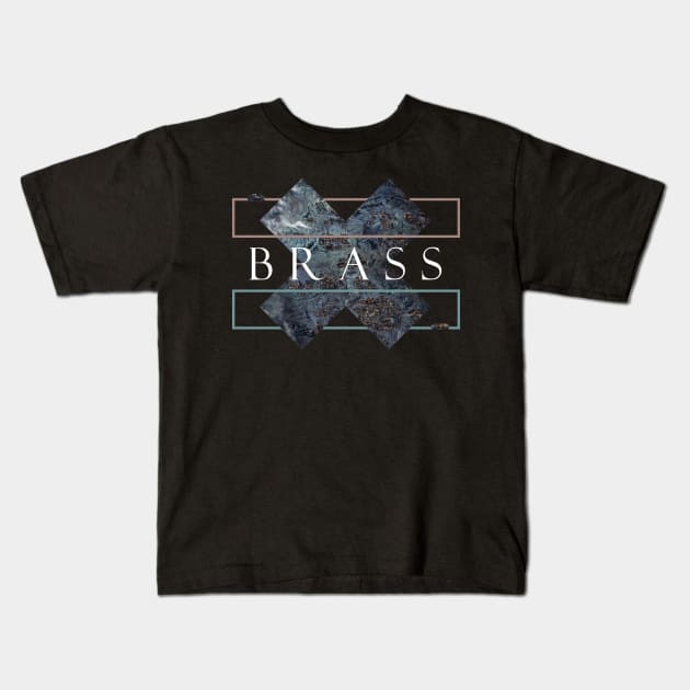 brass Kids T-Shirt by k4k7uz